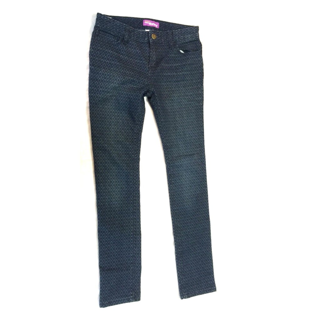OLD NAVY SUPER SKINNY GIRLS JEANS ADJUSTABLE WAIST SIZE 12